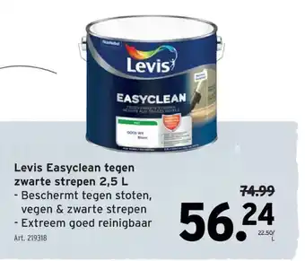 GAMMA Levis Easyclean tegen zwarte strepen 2,5 L aanbieding