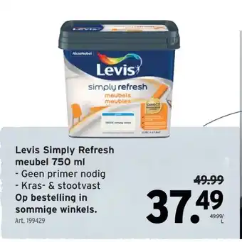 GAMMA Levis Simply Refresh meubel 750 ml aanbieding