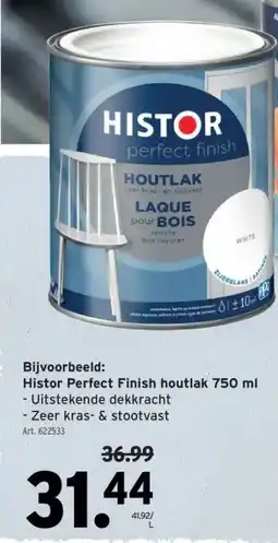 GAMMA Histor Perfect Finish houtlak 750 ml aanbieding