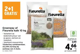 GAMMA Greenway of Fleurella kalk 10 kg aanbieding