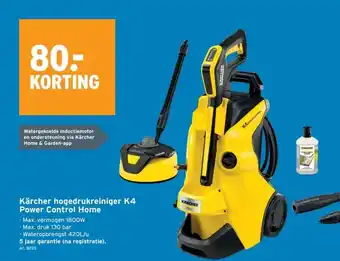 GAMMA Kärcher hogedrukreiniger K4 Power Control Home aanbieding