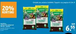 GAMMA Agrofino universele potgrond 40+8 L gratis aanbieding