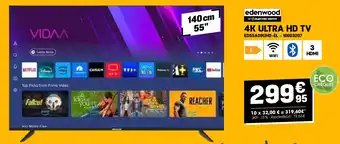 Electro Depot Edenwood 4K ULTRA HD TV aanbieding