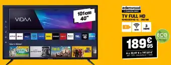 Electro Depot Edenwood TV FULL HD aanbieding