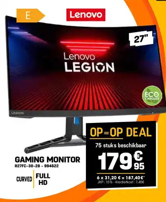 Electro Depot GAMING MONITOR aanbieding