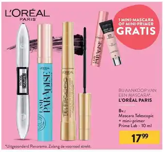 Di Mascara Telescopic + mini-primer Prime Lab - 10 ml aanbieding