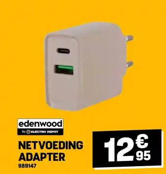 Electro Depot NETVOEDING ADAPTER aanbieding