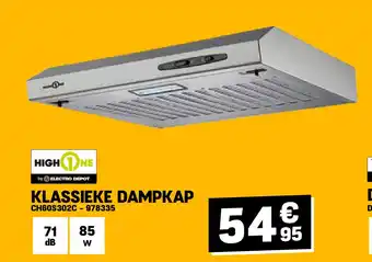 Electro Depot KLASSIEKE DAMPKAP aanbieding