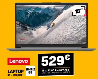 Electro Depot Lenovo LAPTOP aanbieding