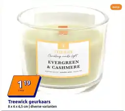 Action Treewick geurkaars aanbieding