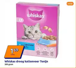 Action Whiskas droog kattenvoer tonijn aanbieding