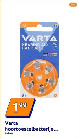 Action Varta hoortoestelbatterije aanbieding