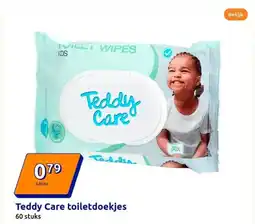 Action Teddy care toiletdoekjes aanbieding