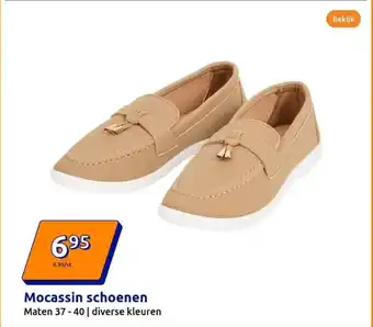 Action Mocassin schoenen aanbieding