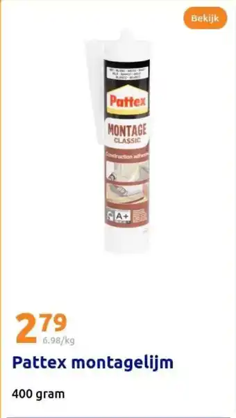 Action Pattex montagelijm aanbieding