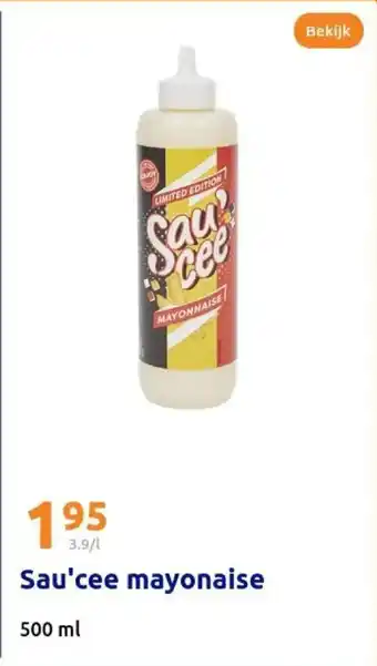 Action Sau'cee mayonaise aanbieding