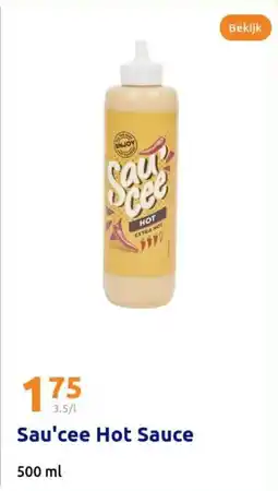 Action Sau'cee Hot Sauce aanbieding