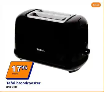 Action Tefal broodrooster aanbieding