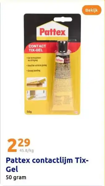 Action Pattex contactlijm tix-gel aanbieding