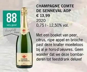 Lidl Champagne comte de senneval aop aanbieding