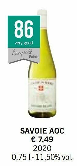 Lidl Savoie aoc aanbieding