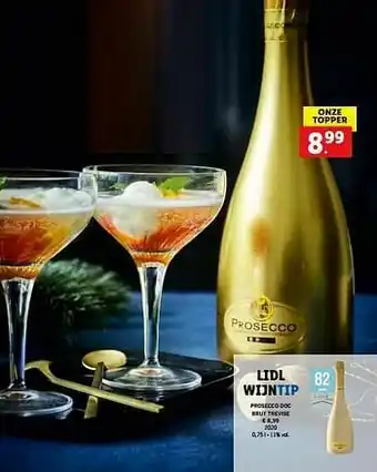 Lidl Prosecco doc brut trevise aanbieding