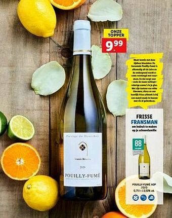 Lidl Pouilly-fumé aop aanbieding