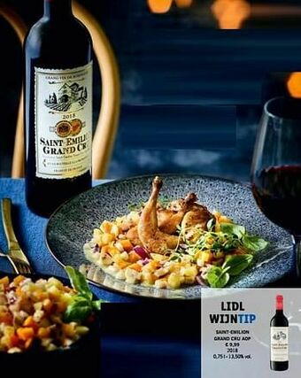 Lidl Saint-emilion grand cru aop aanbieding
