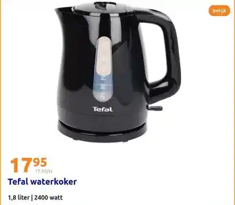 Action Tefal waterkoker aanbieding