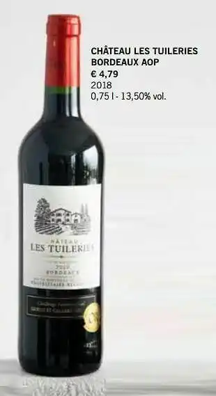 Lidl Château les tuileries bordeaux aop aanbieding
