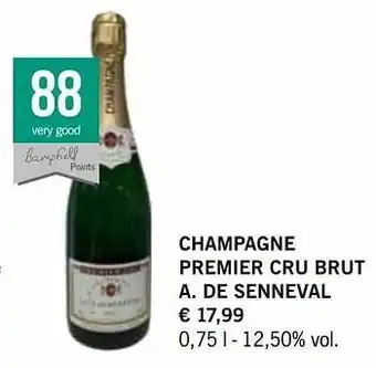 Lidl Champagne premier cru brut a. de senneval aanbieding