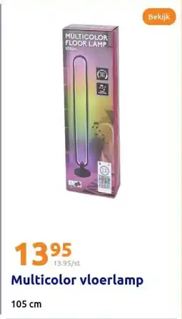 Action Multicolor vloerlamp aanbieding