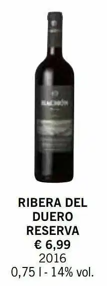 Ribera del duero reserva