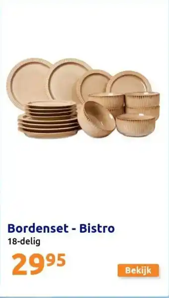 Action Bordenset bistro aanbieding