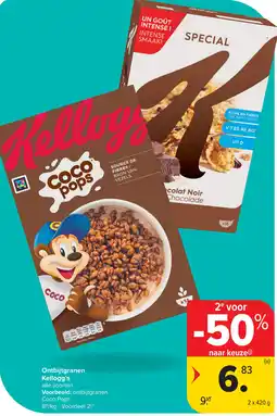 Carrefour Ontbijtgranen kellogg's aanbieding