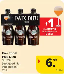 Carrefour Bier tripel paix dieu aanbieding