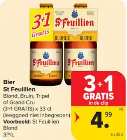 Carrefour Bier st feuillien aanbieding