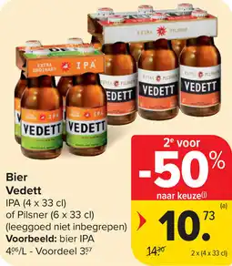 Carrefour Bier vedett aanbieding