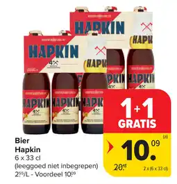 Carrefour Bier hapkin aanbieding