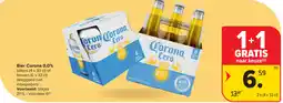 Carrefour Bier Corona 0,0% aanbieding