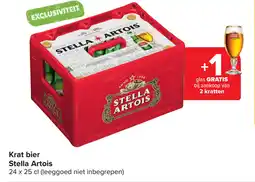 Carrefour Krat bier stella artois aanbieding