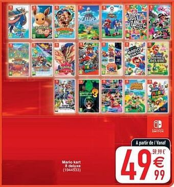 Cora Mario kart 8 deluxe aanbieding