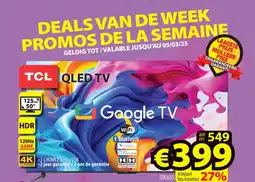 ElectroStock TCL QLED TV aanbieding