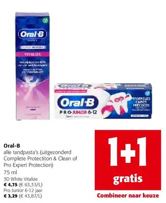 Colruyt Oral-B 3D White Vitalize aanbieding