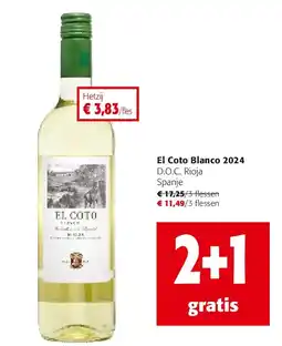 Colruyt El Coto Blanco 2024 D.O.C. Rioja Spanje aanbieding