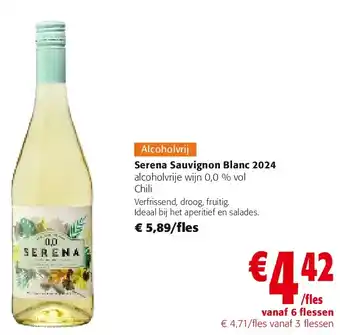 Colruyt Serena Sauvignon Blanc 2024 aanbieding