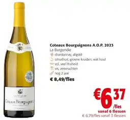 Colruyt Coteaux Bourguignons A.O.P. 2023 aanbieding