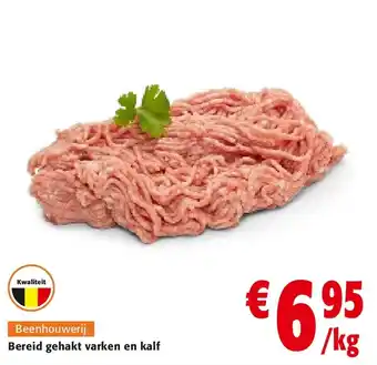 Colruyt Bereid gehakt varken en kalf aanbieding