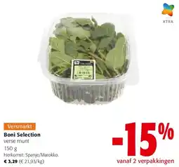 Colruyt verse munt 150 g aanbieding