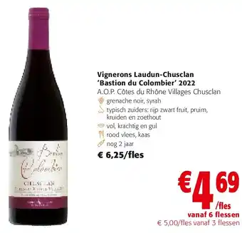 Colruyt Vignerons Laudun-Chusclan ‘Bastion du Colombier’ 2022 aanbieding